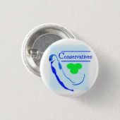Konservative Party Logo New Scottish Button (Vorne & Hinten)