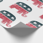 Konservative Republikaner Geschenkpapier (Ecke)