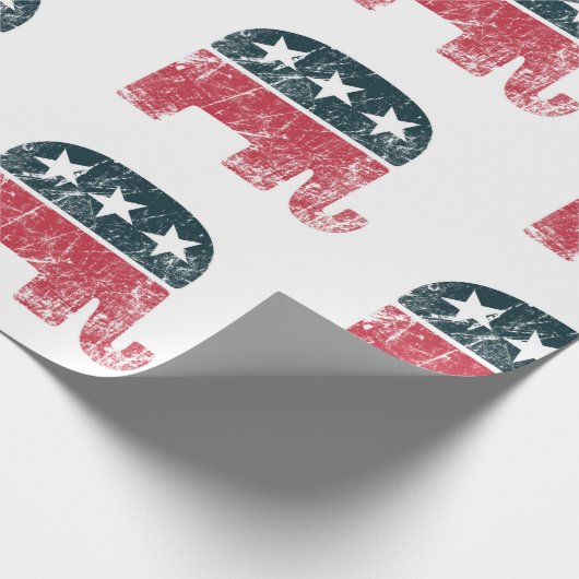 Konservative Republikaner Geschenkpapier (Ecke)
