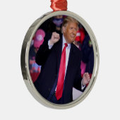 Konservative Republikaner MAGA Donald Trump tanzt Ornament Aus Metall (Rechts)