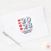 Konservative republikanische Wähler Runder Aufkleber (Umschlag)