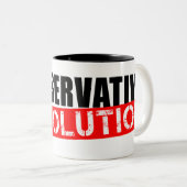 Konservative Revolution Zweifarbige Tasse (VorderseiteRechts)