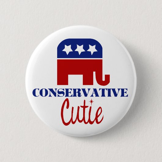 Konservative Süsse Button (Vorderseite)