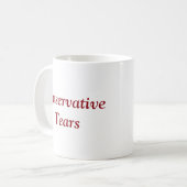 Konservative Tränen - Republikaner - Geschichte Kaffeetasse (Vorderseite Links)