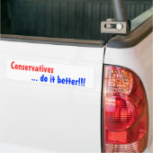 Konservative,… verbessert es!!! autoaufkleber (Auf Lkw)