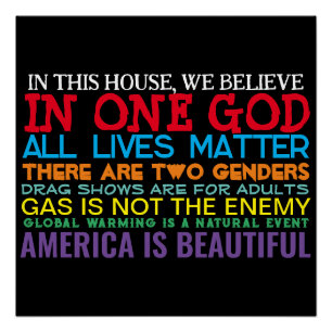 KONSERVATIVE WERTE - GLOSSY POSTER