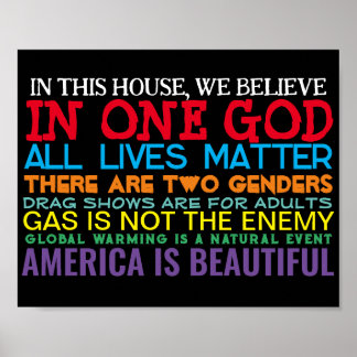 KONSERVATIVE WERTE - POSTER