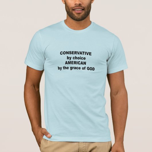 Konservativer durch Wahl T-Shirt (Vorderseite)