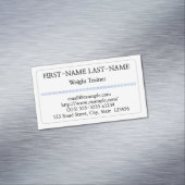 Konservativer Gewichts-Trainer-magnetische Magnetische Visitenkarte (Beispiel)