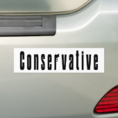 Konservativer mit einem Gewehr Autoaufkleber (Auf Auto)