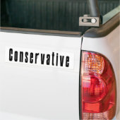 Konservativer mit einem Gewehr Autoaufkleber (Auf Lkw)