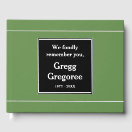 Konservatives, einfaches Gästebuch