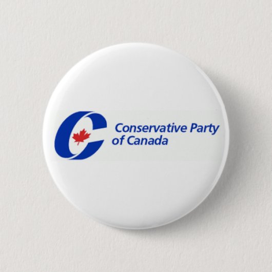 Konservatives Party des kanadischen Logos Button (Vorderseite)
