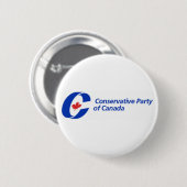 Konservatives Party des kanadischen Logos Button (Vorne & Hinten)