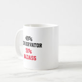 Konservator Badass Kaffeetasse (Vorderseite Links)
