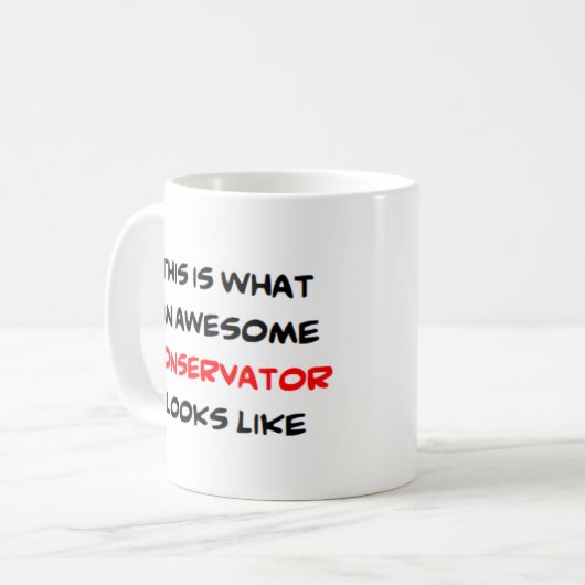 Konservator, phantastisch kaffeetasse (Vorderseite Links)