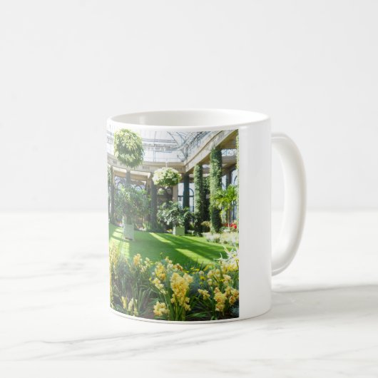 Konservatorium an Longwood Gärten Kaffeetasse (VorderseiteRechts)