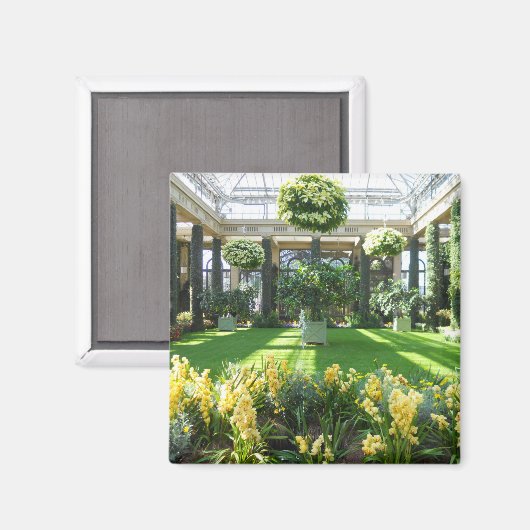 Konservatorium Longwood Gardens Magnet (Vorderseite/Rückseite)