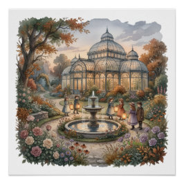 Konservatoriumsgarten Herbst Poster