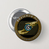 Konserve ASL als unsere Gott-vorgegebene Sprache Button (Vorne & Hinten)
