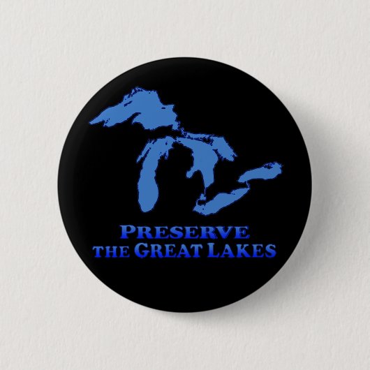 Konserve Great Lakes - runder Knopf Button (Vorderseite)