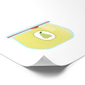 Konserven - Birnenmarmelade Poster (Ecke)