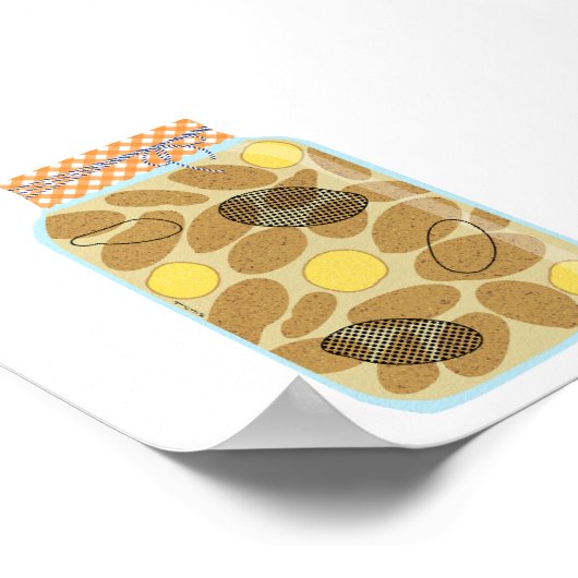 Konserven - Kartoffeln Poster (Ecke)