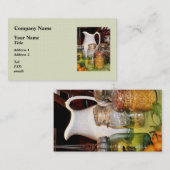 Konserven von Jar mit Mais Visitenkarte (Vorne/Hinten)