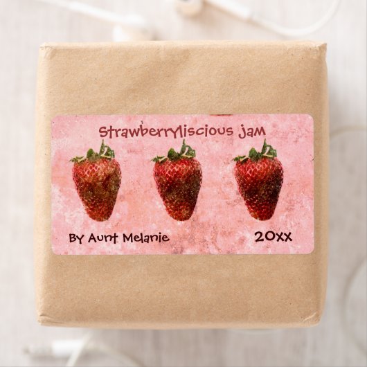 Konservenetikett für Strawberry (Insitu)