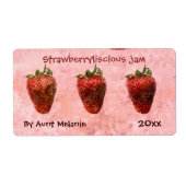 Konservenetikett für Strawberry (Vorne)