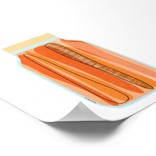 Konservenfutter - Karotten Poster (Ecke)