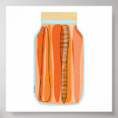 Konservenfutter - Karotten Poster (Vorne)