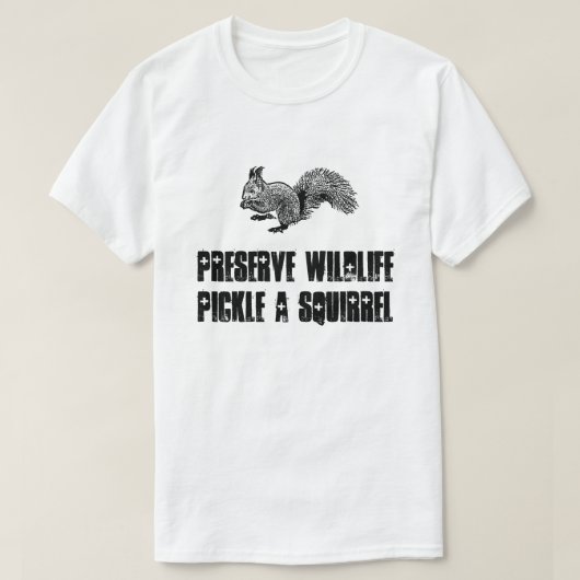 Konservenwild lebende tiere T-Shirt (Design vorne)