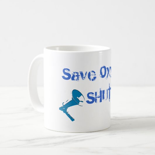 Konservieren Sie Sauerstoff-Tasse Kaffeetasse (Vorderseite Links)