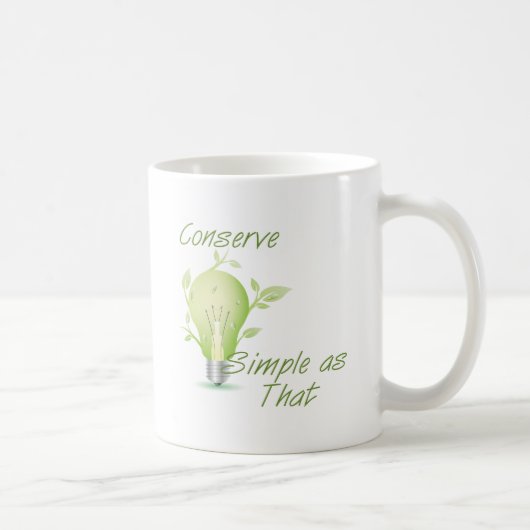 Konservieren von Licht Kaffeetasse (Rechts)