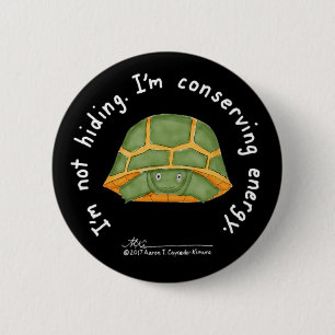 Konservierenenergie-schwarzer Knopf Button