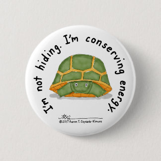 Konservierenenergie-Weiß-Knopf Button