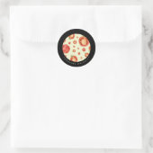 Konservierung | Datum | Tomaten Runder Aufkleber (Tasche)