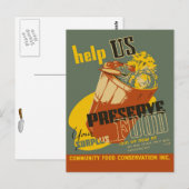 Konservierung Postkarte (Vorne/Hinten)