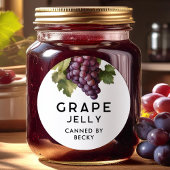 Konservierung von Gelee Runder Aufkleber