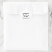 Konsistenz Disziplin Erfolg Geschenk Aufkleber (Tasche)