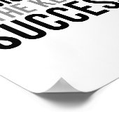 Konsistenz ist der Schlüssel zum Erfolg Poster (Ecke)