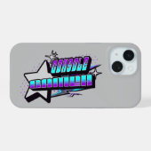 KONSOLENSPIELER IM Y2K-STIL iPhone 15 HÜLLE (Rückseite (Horizontal))
