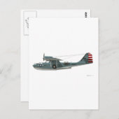 Konsolidierte PBY-5A Catalina Postkarte (Vorne/Hinten)