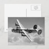Konsolidierte Postkarte B-24 (Vorne/Hinten)