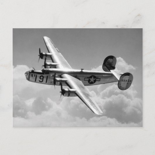 Konsolidierte Postkarte B-24 (Vorderseite)