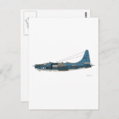 Konsolidierter PB4Y-2-Privater Postkarte (Vorne/Hinten)