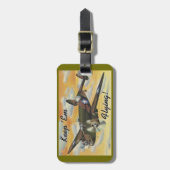 Konsolidierter Zweiter Weltkrieg des Befreier-B-24 Gepäckanhänger (Vorderseite vertikal)