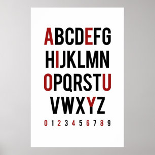 Konsonant / Vokal - gerade / ungerade Poster