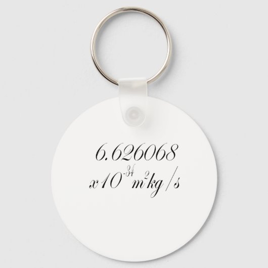 Konstante Planck Schlüsselanhänger (Vorderseite)